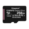 Karta Micro SD MicroSD, 256 GB Nie, Kingston Canvas Select Plus -25 → +85°C