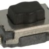 Mikroprzycisk; 3,7x6,1mm; 2,5mm; TS013-S300B2T25C; powierzchniowy (SMD); 2 piny; 0,5mm; OFF-(ON); 50mA; 12V DC; 300gf; RoHS