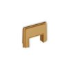 ICON MINI Zaślepka z wpustem do korytka 25x15 mm do puszki natynkowej pojedynczej PUK-1 i PUZ-1 złoty 29ZAPUKZ-3 KARLIK