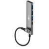 Slim 4-portowy koncentrator USB, USB-C na USB-C/USB-A, 5 Gbit/s...