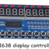 TM1638 Display / led / buttons board