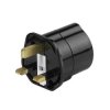 Adapter podróżny Wt.GB - Gn.POL Malta,Cypr Przejściówka czarna VIVANCO