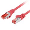 Patchcord kat.6 s/ftp lszh cu 1m czerwony fluke passed lanberg PCF6-10CU-0100-R