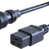 Device connection cable, North America, plug type B, straight on C19 socket, straight, SJT 3 x AWG 14, black, 2.5 m, N5/15-SJT3X