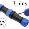 Wodoodporne złącze 3 piny; IP68; SP17; rozłączne