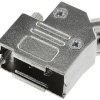 encitech D45ZK09HI-K 6560-0706-11 Obudowa złącza D-SUB Ilość styków: 9 metal 45 ° srebrny 1 szt.