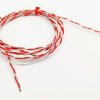 Termopara z odsłoniętym złączem K średnica 1/0.3mm długość 1m -75°C do +250°C Końcówka z gołym kablem RS PRO