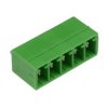 5-Way 3.81mm Vertical PCB Header Closed Ends Green 10A 300V