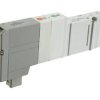 Pneumatyczne zawory elektromagnetyczne SMC 5/2 24V dc 5 portowy