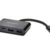 Hub USB 3.0 Kensington CH1000 USB-C 4-Port Hub 2+2 Porty czarny