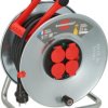 Bęben kablowy 25m 4 gniazda Szpula kablowa typ Typ E - gniazdo francuskie Typ E – francuski 230 V