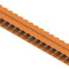 Pin header, 17 pole, pitch 5.08 mm, angled, orange, 1147780000