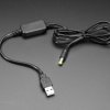 Adafruit USB to 2.1mm DC Booster Cable - 9V
