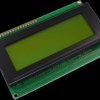LCD display, 20 x 4 character, STN yellow/green, viewing area: 76.3 x 25 mm, DEM 20485 SYH-LY-CYR22