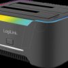 QP0036 USB-C 3.2 Gen 1 docking station, 2 ports, HDD/SSD