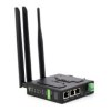 Waveshare Industrial 4G LTE Router, multiple VPN protocols support, 3-ch Ethernet Ports, WIFI high-speed internet access, dual Q