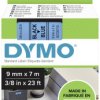 Taśma do nadruku D1 DYMO S0720710, 9 mm x 7 m, Kolor taśmy: niebieski / Kolor nadruku: czarny DYMO S0720710, 9 mm x 7 m,