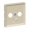 MERTEN D-LIFE Płytka czołowa gniazd antenowych 2/3 otwory kremowy MTN294144 SCHNEIDER ELECTRIC