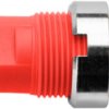 4 mm socket, screw connection, mounting Ø 12.2 mm, CAT III, red, SEB 6445 AU / RT