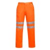 Trousers Poly Cotton Hi-Vis Orange Reg L