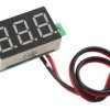 Woltomierz panelowy cyfrowy LED 2,5-30V CZERWONY