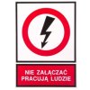 Tabliczka TZZ 148X210P NIE ZAL.P.L. E04TZ-01032140300 /10szt./