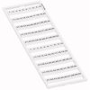 Marker card for terminal block plug, 793-5566