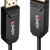 Kabel DisplayPort DisplayPort 2.0 LINDY Fibre Optic Hybrid DisplayPort 2.0 UHBR10 38520, DisplayPort na DisplayPort, 10.
