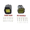Złącze motoryzacyjne ECONOSEAL kpl. wtyk+gniazdo 6pin / 013413