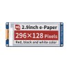 Moduł Wyświetlacza E-Paper E-Ink 2.9