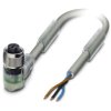 Przewód czujnik-siłownik ze złączem Złącze M12 liczba rdzeni 3 długość 3m Rodzaj A Żeńskie
