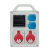 Rozdzielnica przenośna R-BOX 240R 4S 2x16A/5P 2x250V, puste okno IP44 B.1702R
