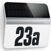 Oprawa numeryczna solarna z czujnikiem zmierzchu STEINEL Xsolar LH-N 0,03,W 4000K IP44 stal nierdzewna ST007140