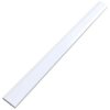 Aluminiowa maskownica kabli z systemem click-lock dł. 110 cm, biała,MH-MASK110/W