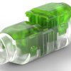 Butt connectorwith insulation, 0.75-0.82 mm², AWG 18, transparent/green, 36.4 mm, 2213800-1