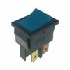 Przełącznik kołyskowy ON-OFF niebieski (8A/250V)