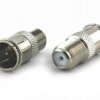 Adapter - przejściówka F wtyk / F gniazdo