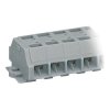 WAGO 261-252 2-way 2 Conductor Snap In Terminal Strip Grey AWG28-14