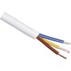PVC sheathed cable H05VV-F 3 G 1.0 mm², unshielded, white, H05VV-F 3G1,00 WEISS