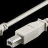68713 USB 2.0 Hi-Speed cable, A-connector > B-connector 3.0 m grey
