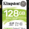 SDS2/128GB SDXC memory card, 128 GB, Canvas Select Plus