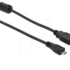 82335 USB 2.0 cable, A connector to micro B connector, 2 m