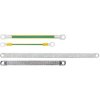 Grounding strap, copper, 4.0 mm², (L) 300 mm, hole Ø M8, 4571123