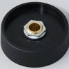 Rotary knob, 8 mm, plastic, black, Ø 50 mm, H 16 mm, A3150089