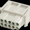 09 14 012 3101 Female insert for Han DD modules, 12-pin, 10 A