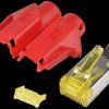 H7642.6 Hirose RJ45 connector Cat-6a, TM31, red