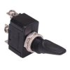 R13-416D2 Black Paddle On-Off-On 12mm Toggle Switch SPDT 6A 250VAC