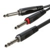 Kabel Roxtone JACK 6.3 stereo - 2 x JACK 6.3 mono SAYC100L6 6m