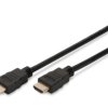 Kabel połączeniowy HDMI Highspeed 2.0 z Eth. GOLD Typ HDMI A/HDMI A, M/M czarny 1m AK-330107-010-S