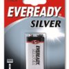 bateria cynkowo-węglowa Eveready Silver 6F22 (producent Energizer) (blister)